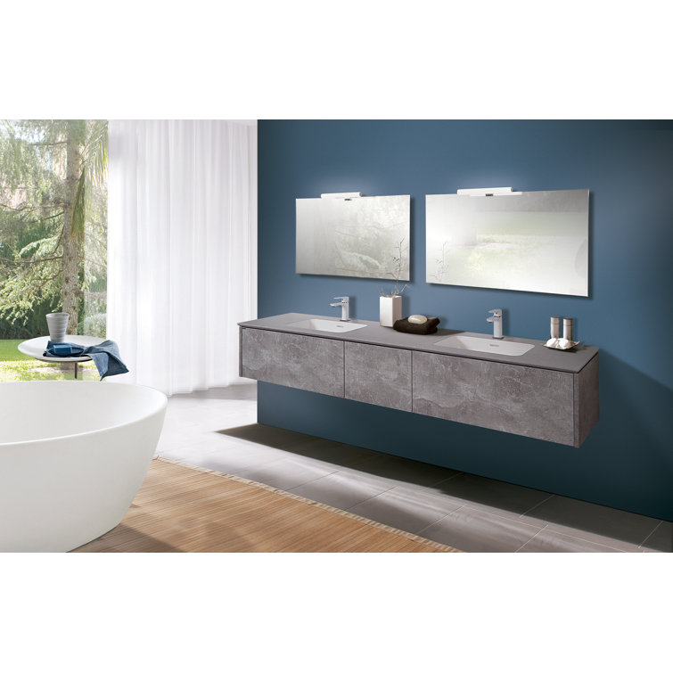 Ivy Bronx Glenn 2000mm Bathroom Vanity with Integrated Basin Wayfair